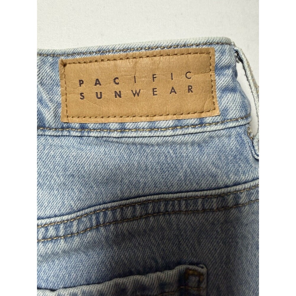 PacSun Skirt Women’s Denim Miniskirt Light Medium Wash Short Jean Skirt Size 27 - Picture 3 of 8